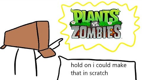 I made a plants vs zombies like game in scratch!