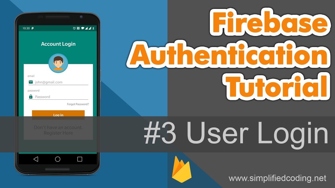 User updater. Firebase authentication. Android authentication decoration.