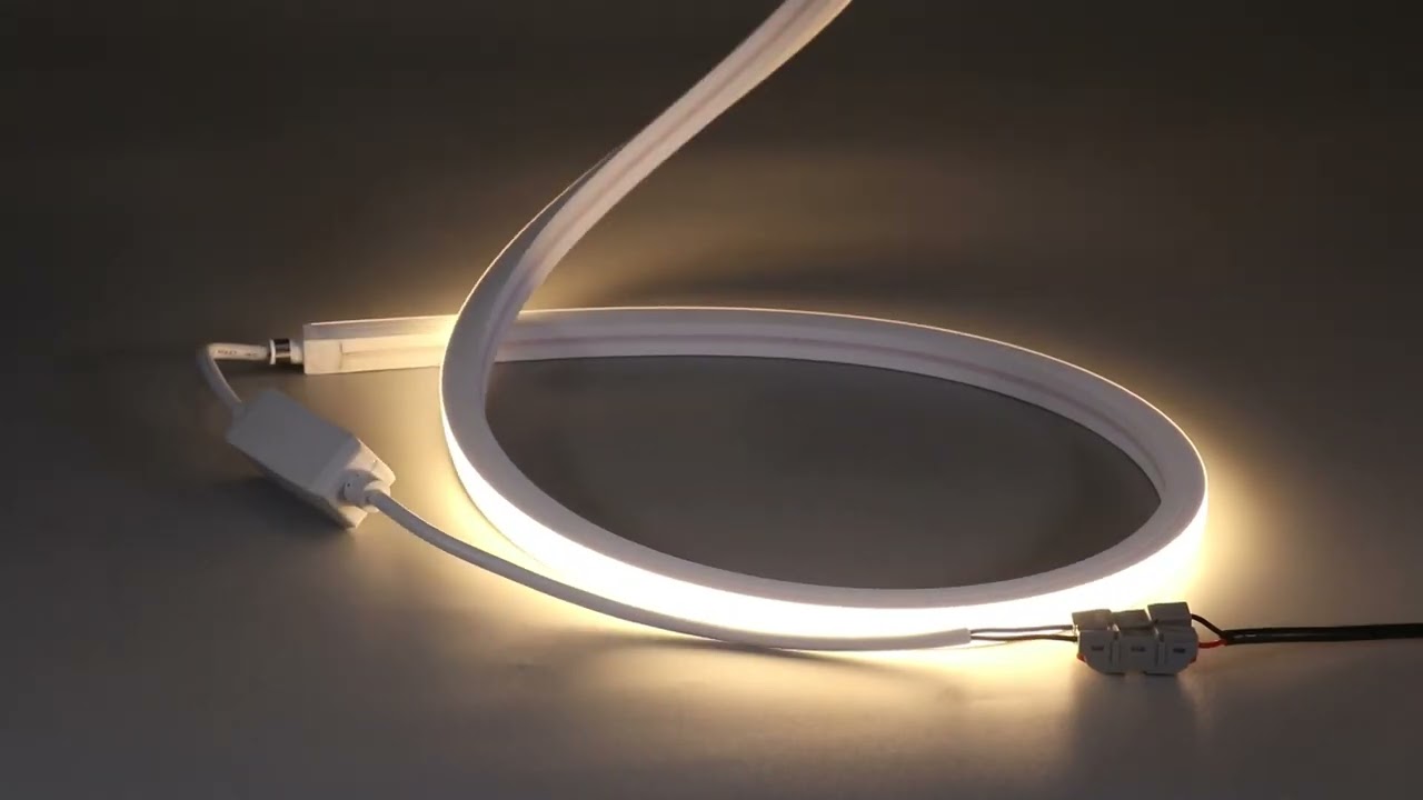 220VAC Neon Strip 16mmx15mm Top Bend, 50 meters a roll, silicon extrusion