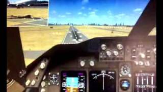 LANDING AT DUBAI INTERNATIONAL AIRPORT[FSX]