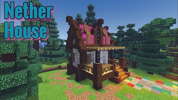 Minecraft - Nether House Tutorial [HowtoBuild]