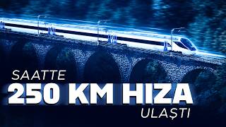 Milli elektrikli hızlı tren rekorunu geliştirdi