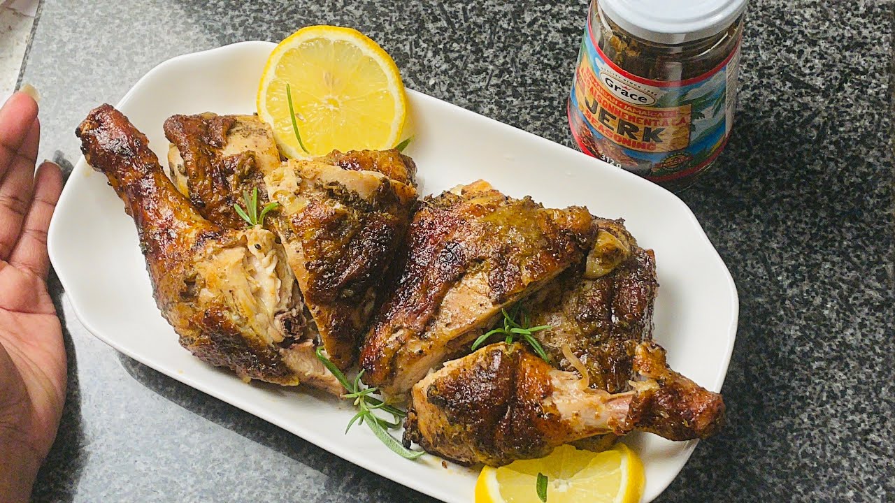 Oven Baked Jerk Chicken Jerk Chicken Homemade oven baked jerk