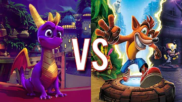 Is Spyro easier than crash?