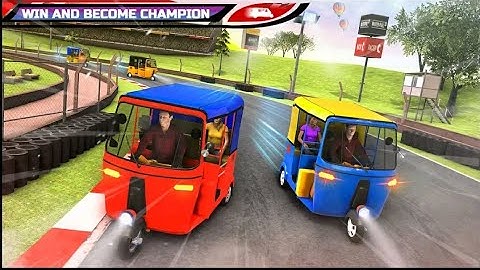 Real Tuk Tuk Racing - Best Auto Rickshaw Race | offroad auto rickshaw Android Gameplay 2