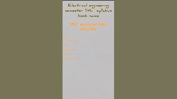 ## electrical engineering semester 5 subject name syllabus..