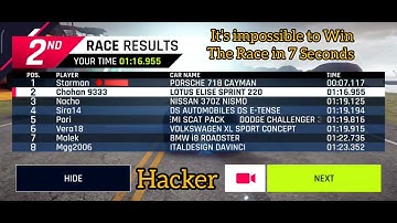 Hacker Run in Asphalt 9 With Proof | it