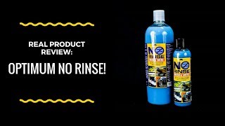 Real Product Review: ONR Optimum No Rinse!