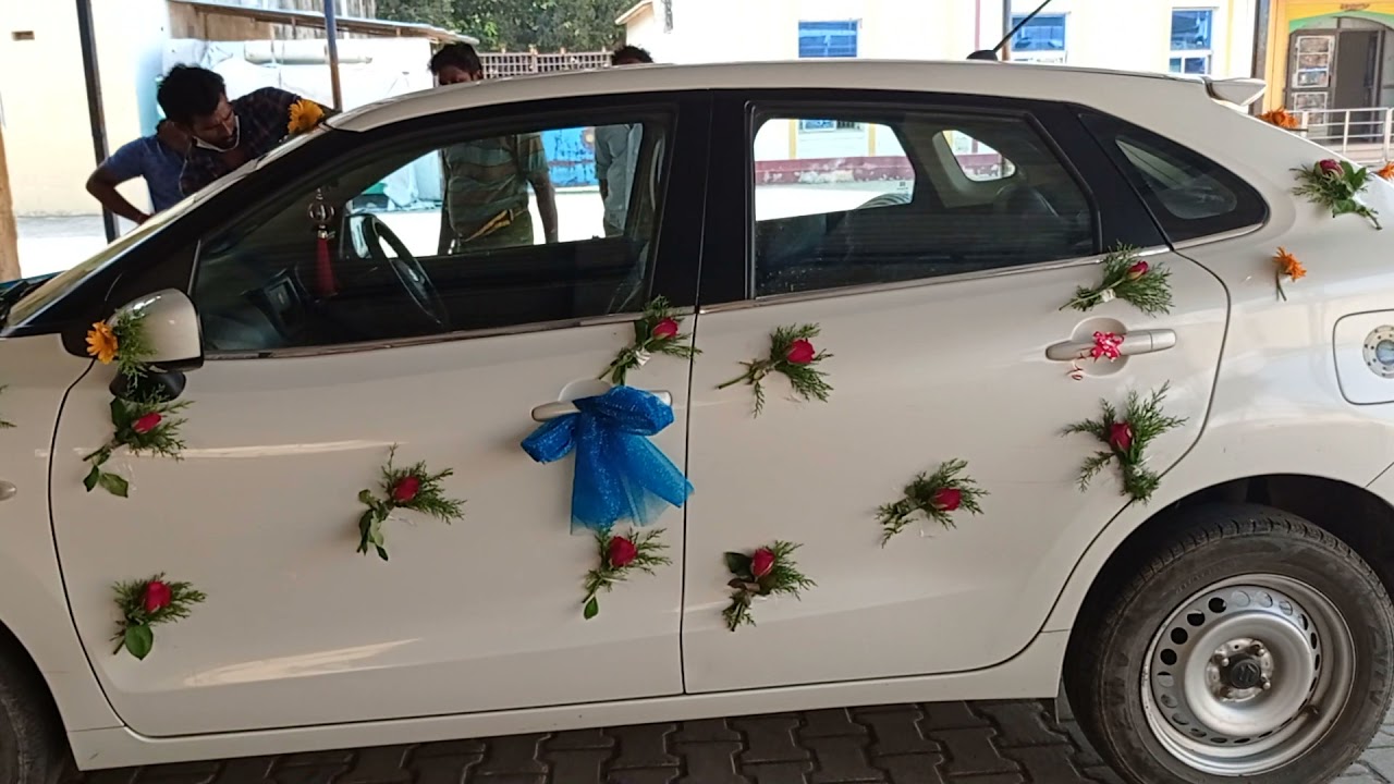 Wedding Car decoration / AG Florist Tambaram / 7092734435/9710335701