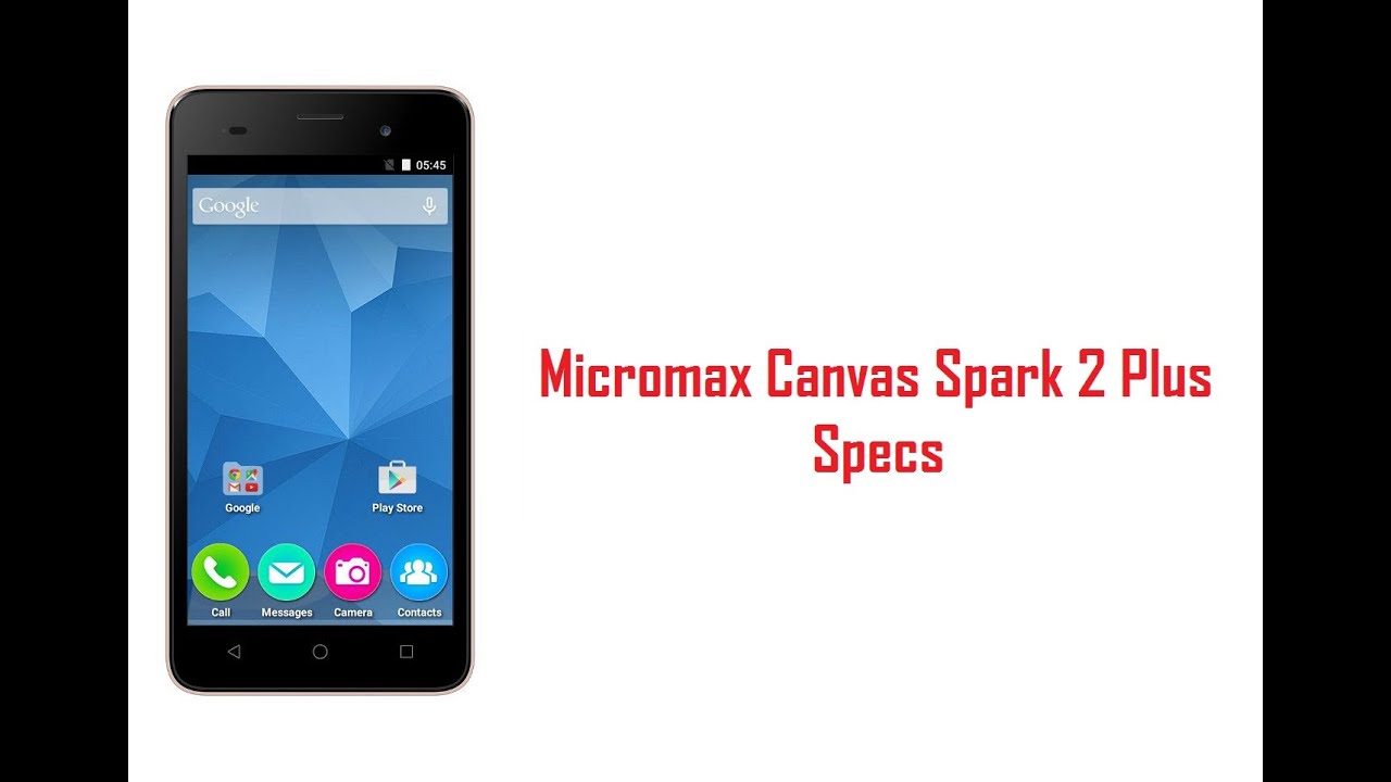 Micromax Canvas Spark 2 Plus Specs, Features & Price