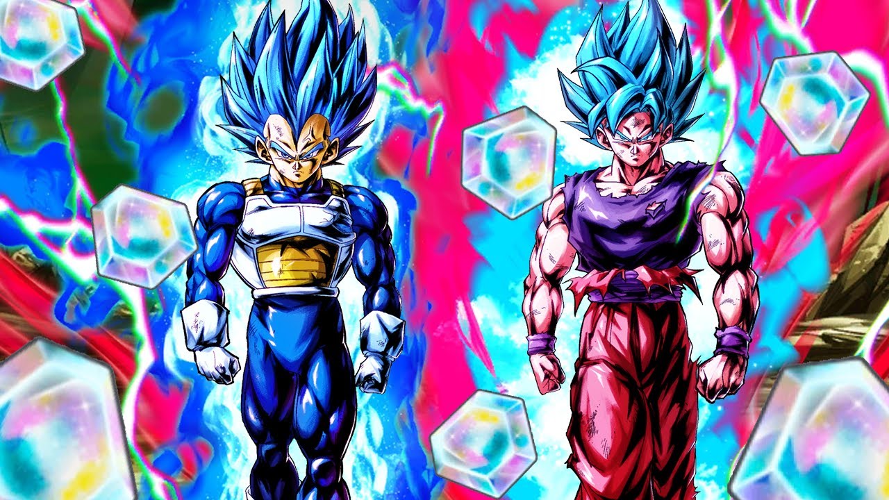 Goku and Vegta Blue Kaioken Evolution Greeting Card by Johann36