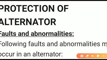 SGP Lec 45: PROTECTION OF ALTERNATOR (PART 1)