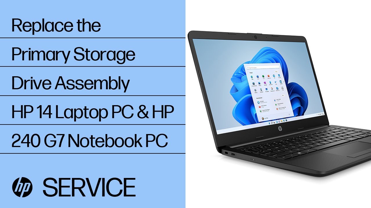 how to change wifi password How to Replace the Primary Storage Drive Assembly | HP 14 Laptop PC and HP 240 G7 Notebook PC