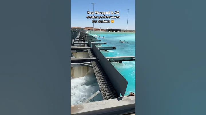 New Wavepool in AZ creates perfect waves for Surfers 🤯 #wavepool #surfing #arizona