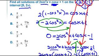 High School (9-12) - Mrs. Indahl - Solving Trig. Equations Using Trig. Identities. Example 5 & 6
