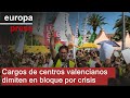 Cargos directivos de centros valencianos presentan dimisiones en bloque "como grito de auxilio"