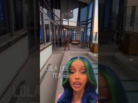 Cardi B shows off her massive room while in Vegas! 07.29.2023 #shorts