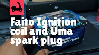 Faito ignition coil with Uma iridium and Brisk spark plug review