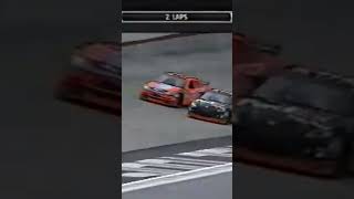 Hes Out Of Fuel Denny Hamlin Runs Out Jeff Burton Wins Bristol 2008 Nascar nascar bristol