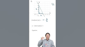 Finding Equation of a Straight Line on a Graph : Part 5