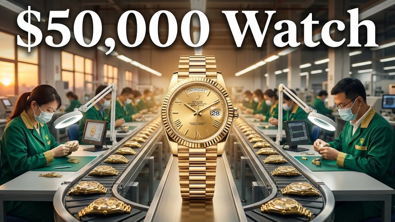 Inside the Rolex Gold Factory: From Solid Gold Bar to $50,000 Watch