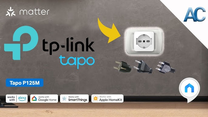 TP-Link Tapo P105 Smart Plug Linea Smart Home  Design Compatto,  compatibile con ogni tipo di spina! 