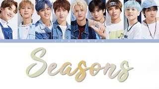 PENTAGON (ペンタゴン / 펜타곤) - Seasons (Color Coded Lyrics Kan|Rom|Eng) chords