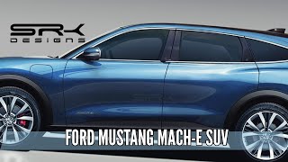 Ford Mustang Mach-E SUV 7 Seater - Photoshop Car Rendeirng | SRK Designs