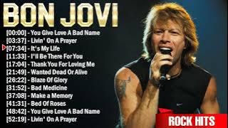 Bon Jovi Greatest Hits Full Album ~ Best Rock Songs Playlist Ever