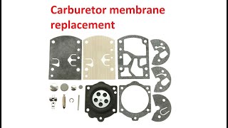 Vittorazi Moster Plus 185 carburetor membrane replacement. Paramotor engine maintenance series.