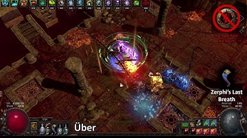 The true power of Zerphi flask in 3.1 Path of Exile - 25000+ Life/second heal - Boss killing montage