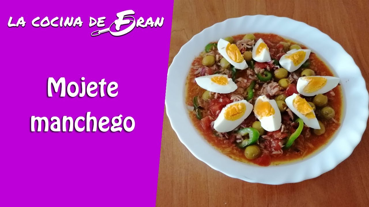 🍅 MOJETE MANCHEGO o PIPIRRANA. La ENSALADA PERFECTA para este VERANO