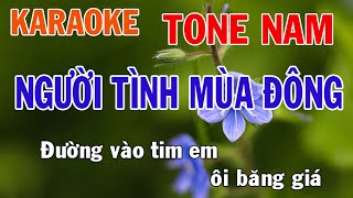 Người Tình Mùa Đông Karaoke Tone Nam Nhạc Sống - Phối Mới Dễ Hát - Nhật Nguyễn