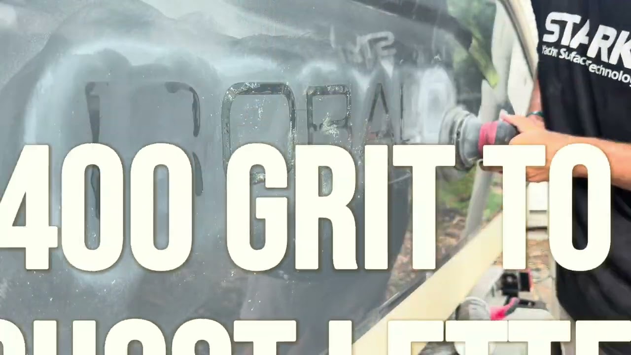 How to Remove Old Boat Decals & Ghost Lettering the RIGHT Way | Gelcoat Restoration