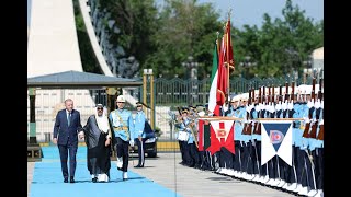 Kuveyt Emiri El Sabah Cumhurbaşkanlığı Külliyesinde Resmî Törenle Karşılandı