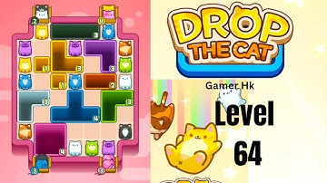 Drop The Cat Level 64 very hard level Walkthrough Solution 