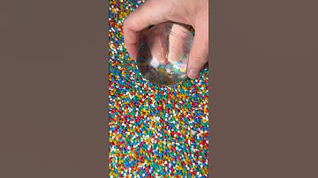 Clear Taba Squishy in Plastic Confetti