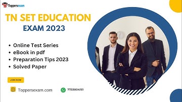 TN SET EDUCATION Syllabus 2023, Mock Test, eBook in pdf, Question Paper, Exam Pattern, Book