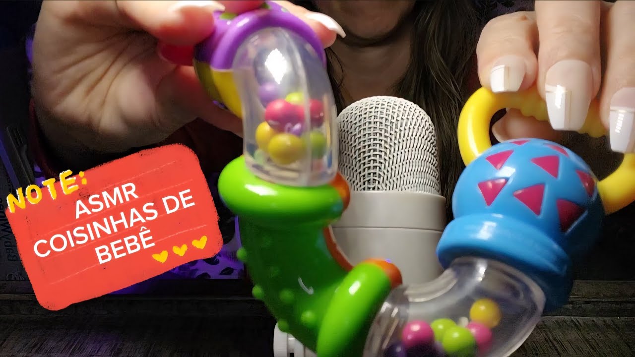 ASMR com coisinhas de bebê! Sono profundo!