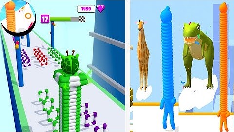 Long Neck Run 3D/Noob vs Pro Vs HACKER SUPER SATISFYING Long Neck Run All Levels