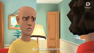 Caillou Misbehaves At Mcdonaldsgrounded