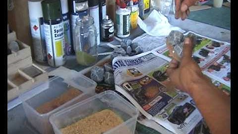 Making scenery and terrain Rocks Part 2