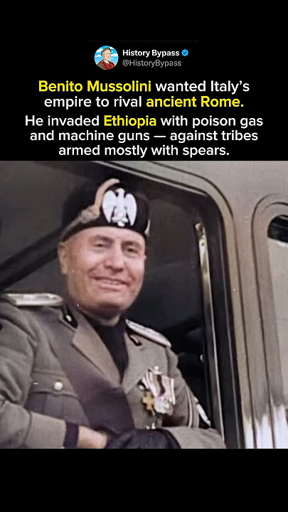 Mussolini’s Plan for a New Roman Empire #shorts