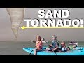 SAND TORNADO BLOWS KIDS OUT TO SEA!