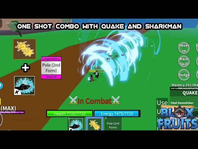 How to One Shot Combo with Quake Awakening and Sharkman, Mobile