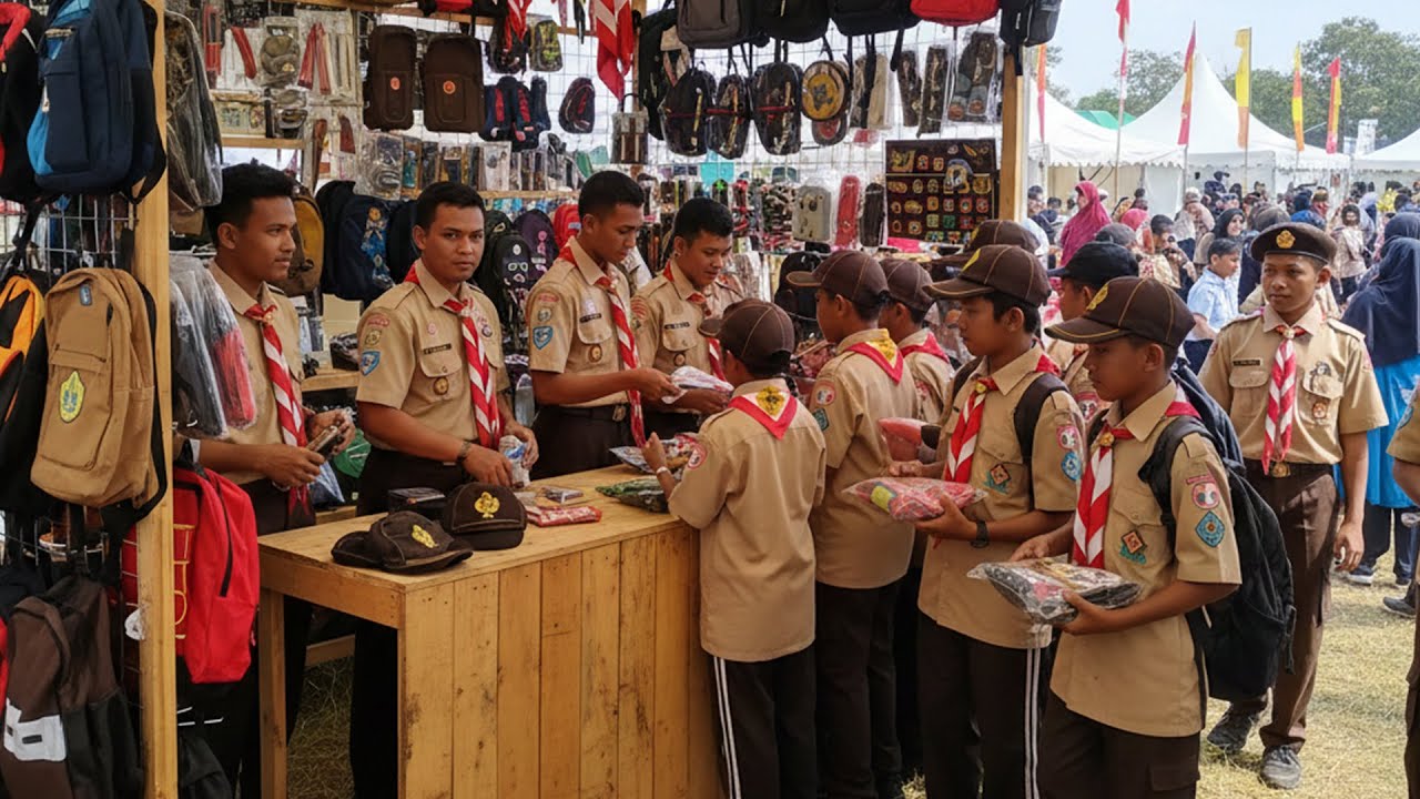 Scout Gear Shopping | Fun at the Scout Supply Stand