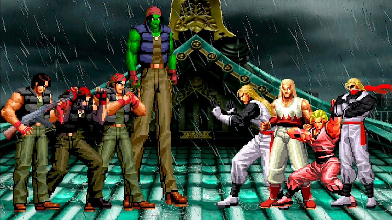 [KOF Mugen] Ralf Jones Team vs Andy Bogard Team