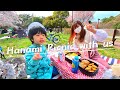 Come on &amp; Join our Sakura Picnic!! ~Nogawa Park~ Hidden Hanami spot | Cherry Blossom in Tokyo Japan