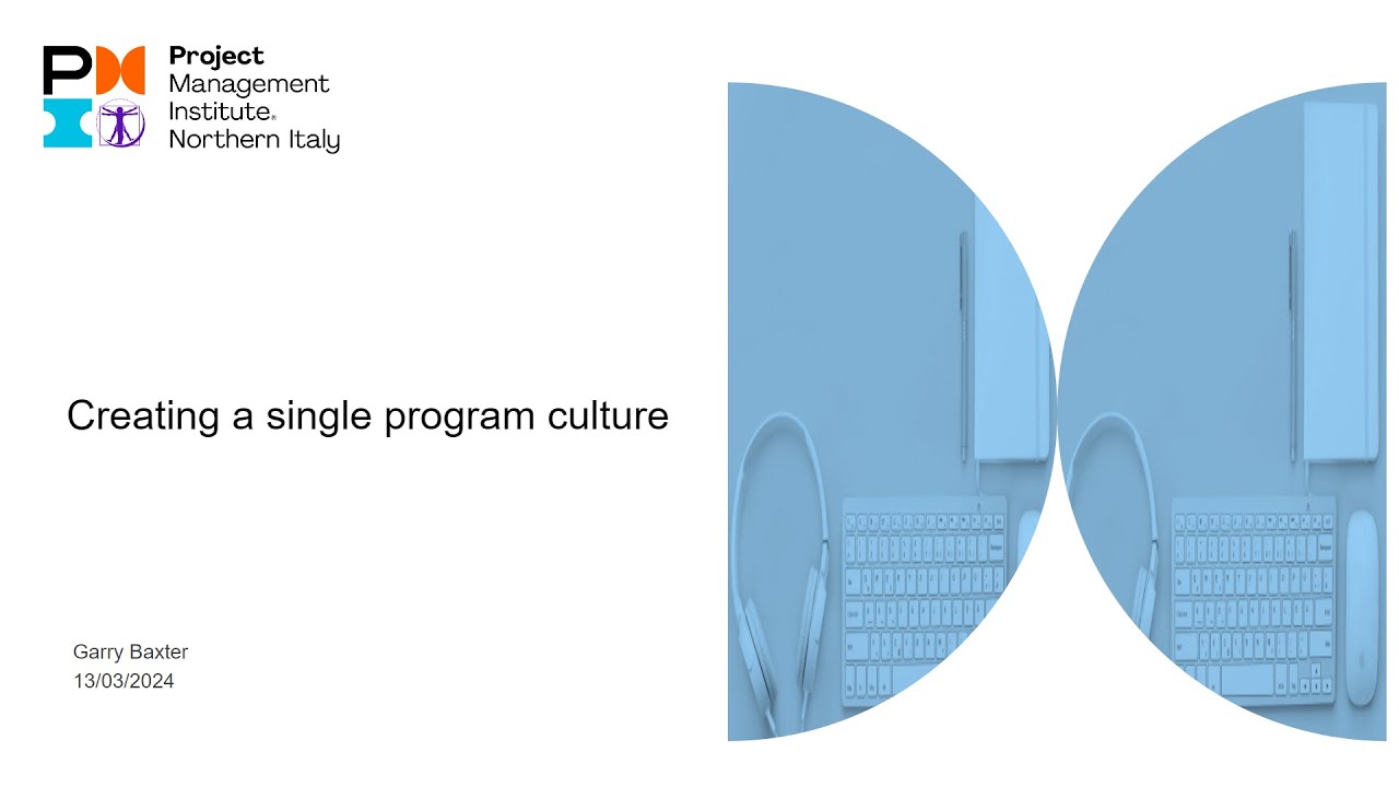 Webinar - Creating a single Program Culture - YouTube