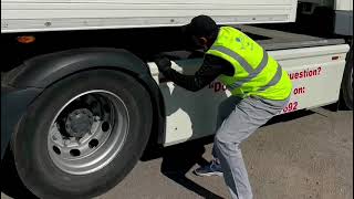 How to Uncouple and Recouple a CE lorry (class 1), safely and correctly